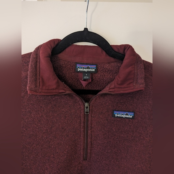 Maroon Patagonia Better Sweater Quarter Zip - Picture 3 of 3